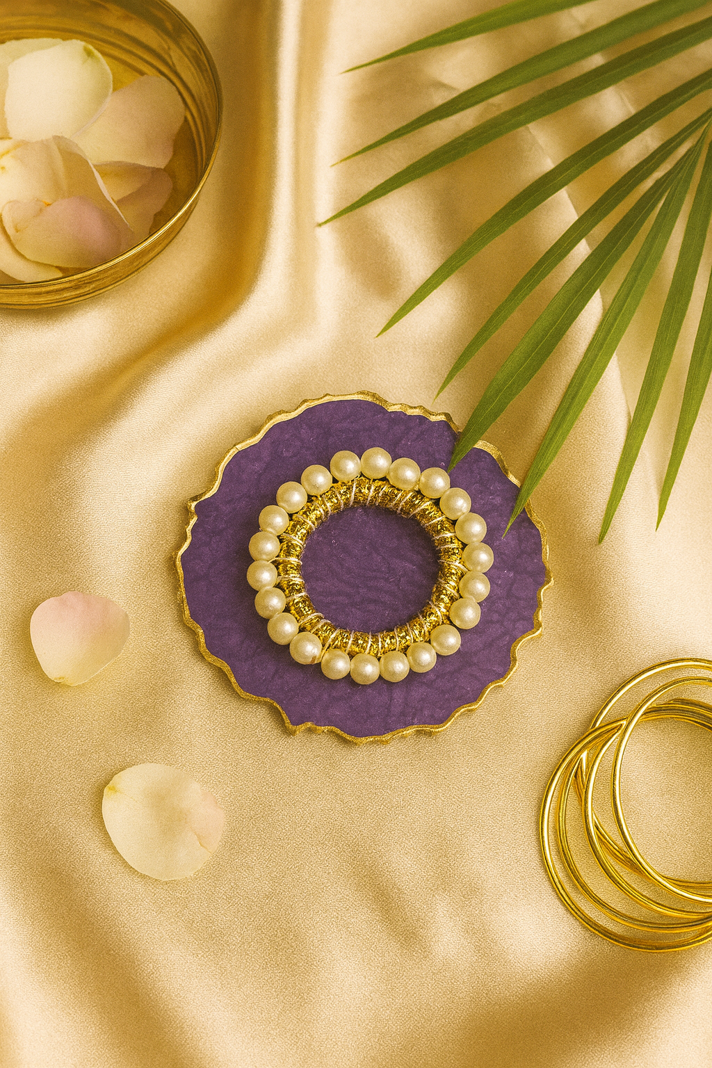Diya / T-Light Holder / Coin Platter 4" - Mix color