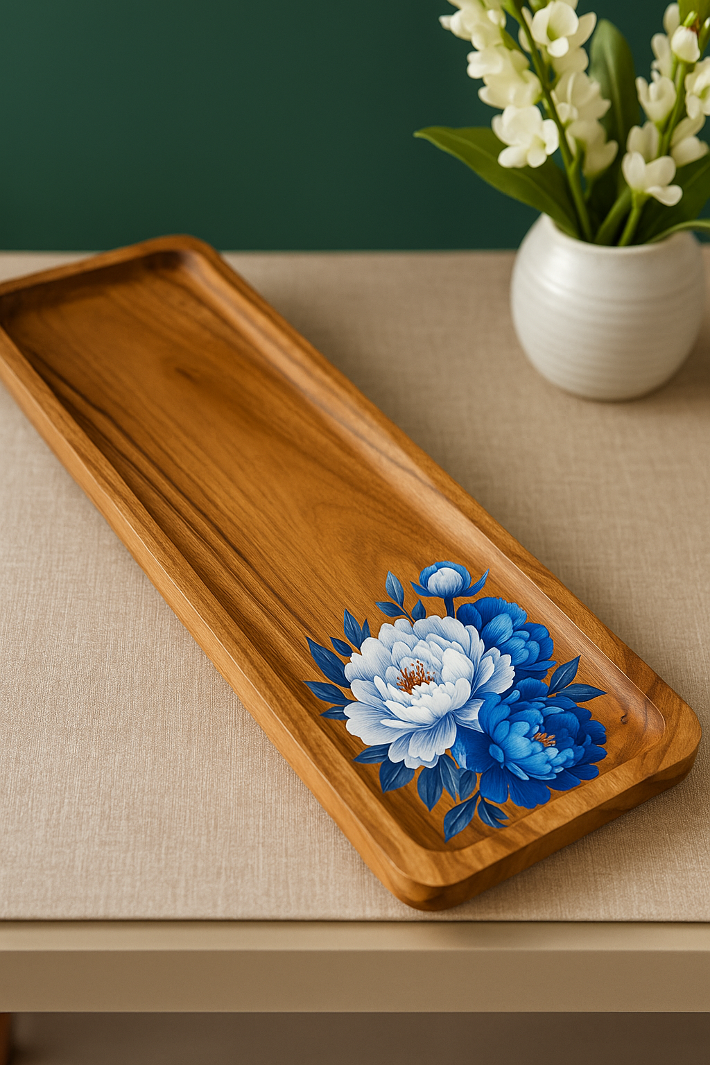 Printed Wooden Platter - Rectangle