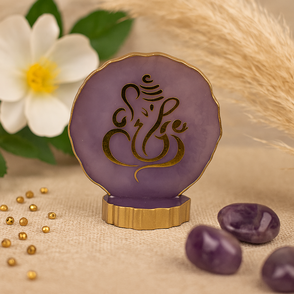 Ganesha 5cm - Purple
