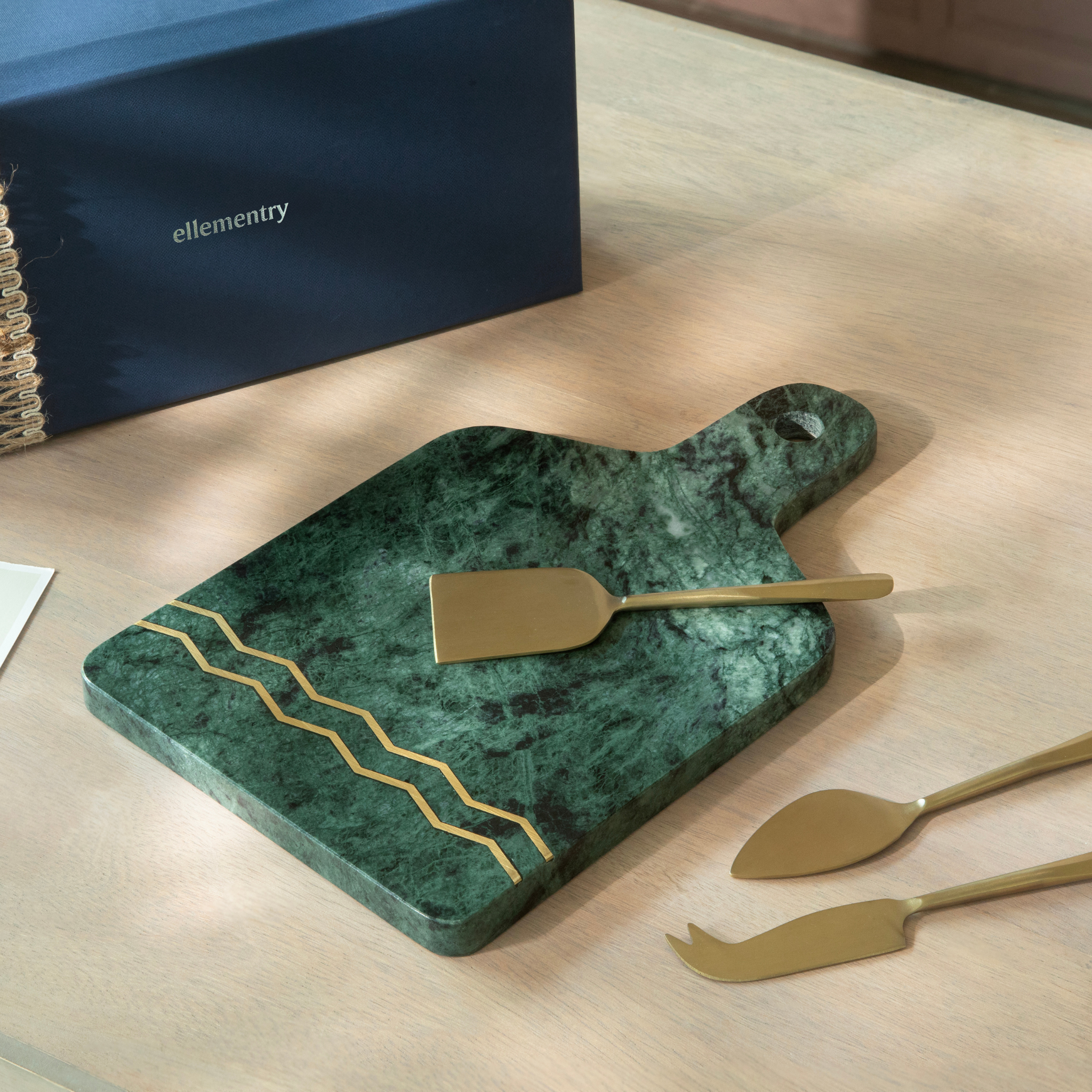 Cheese Board & Cutlery Gift Box
