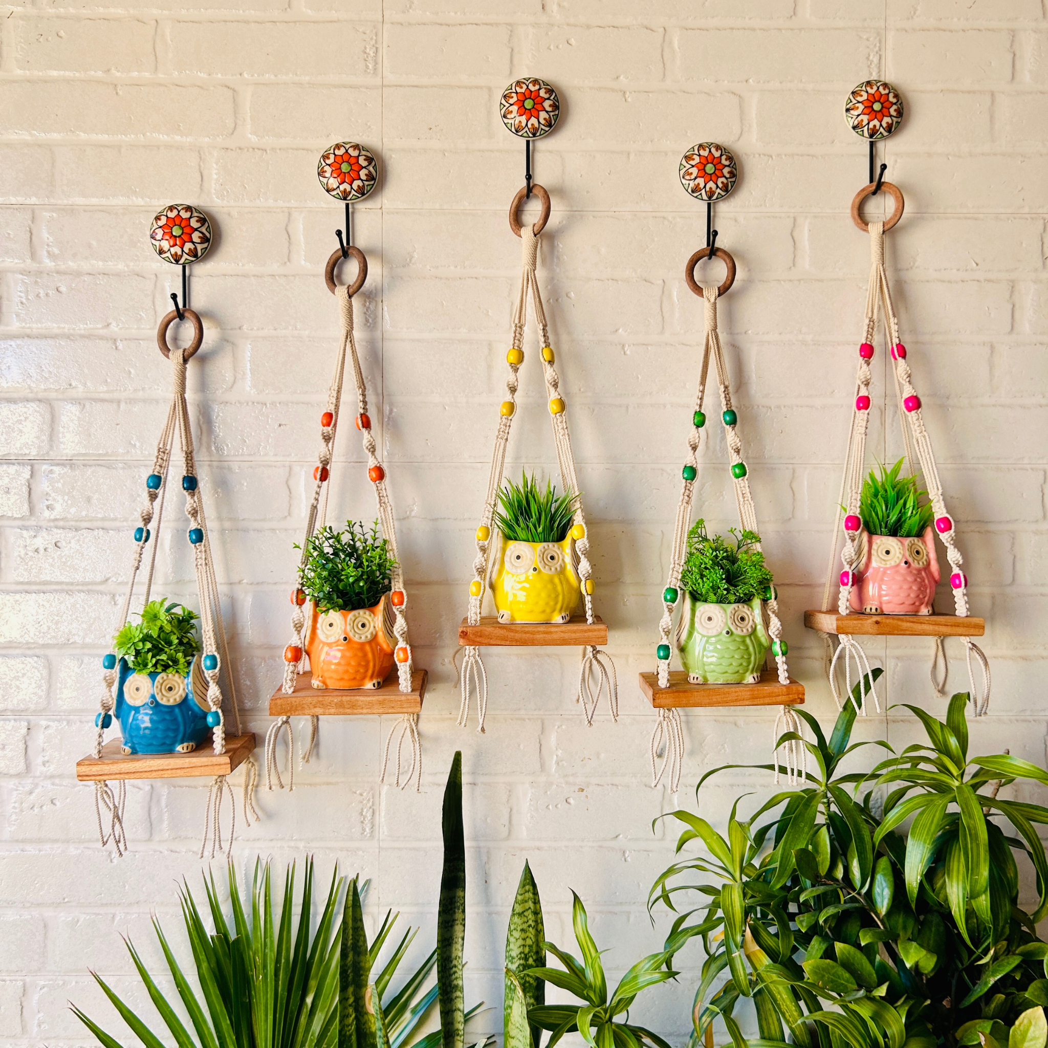 Braided mini shelf