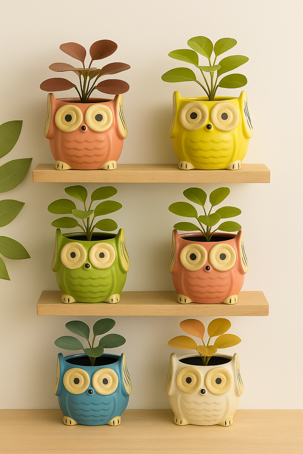 Owl planter