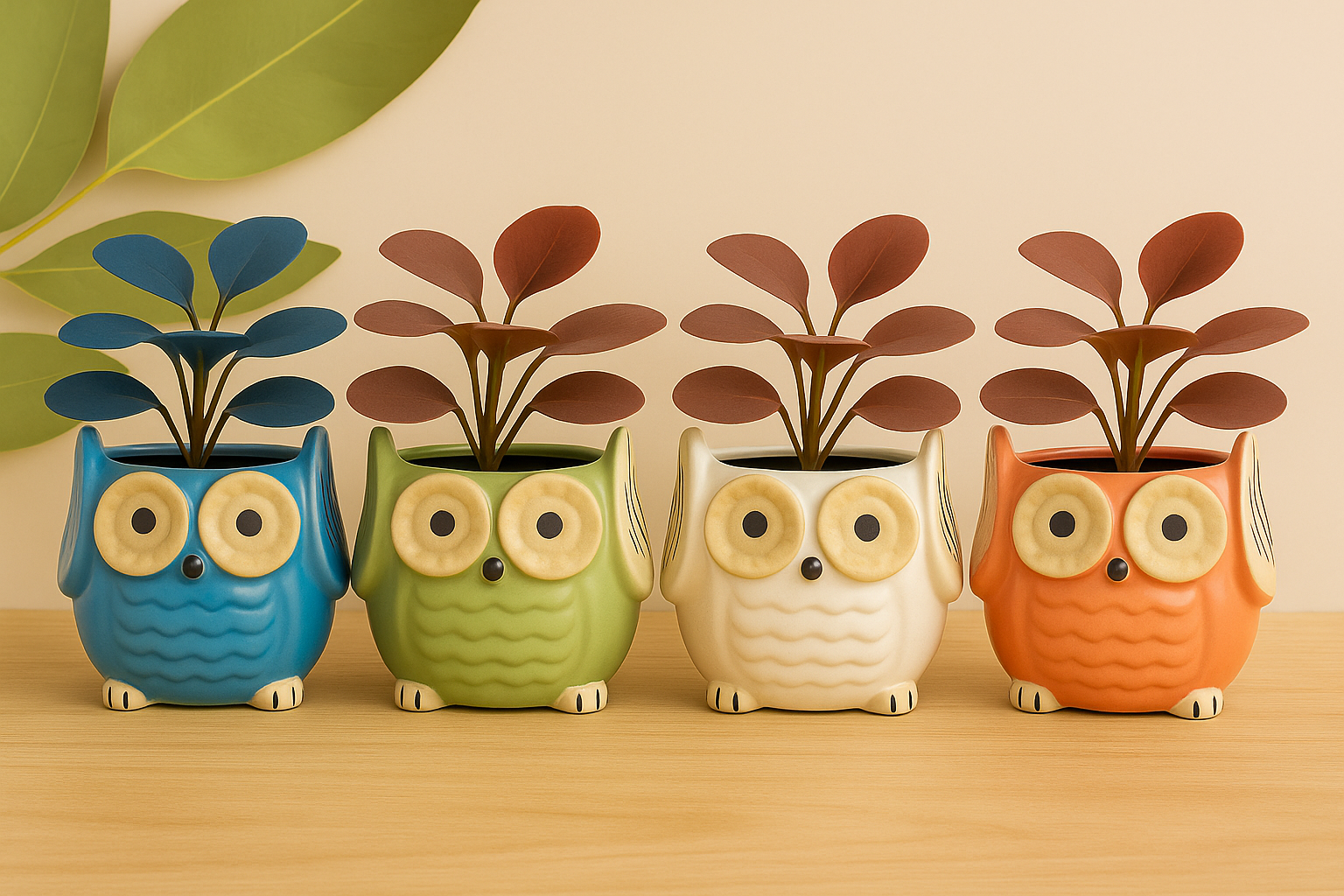Owl planter
