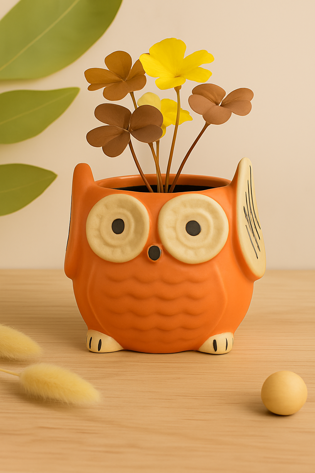 Owl planter