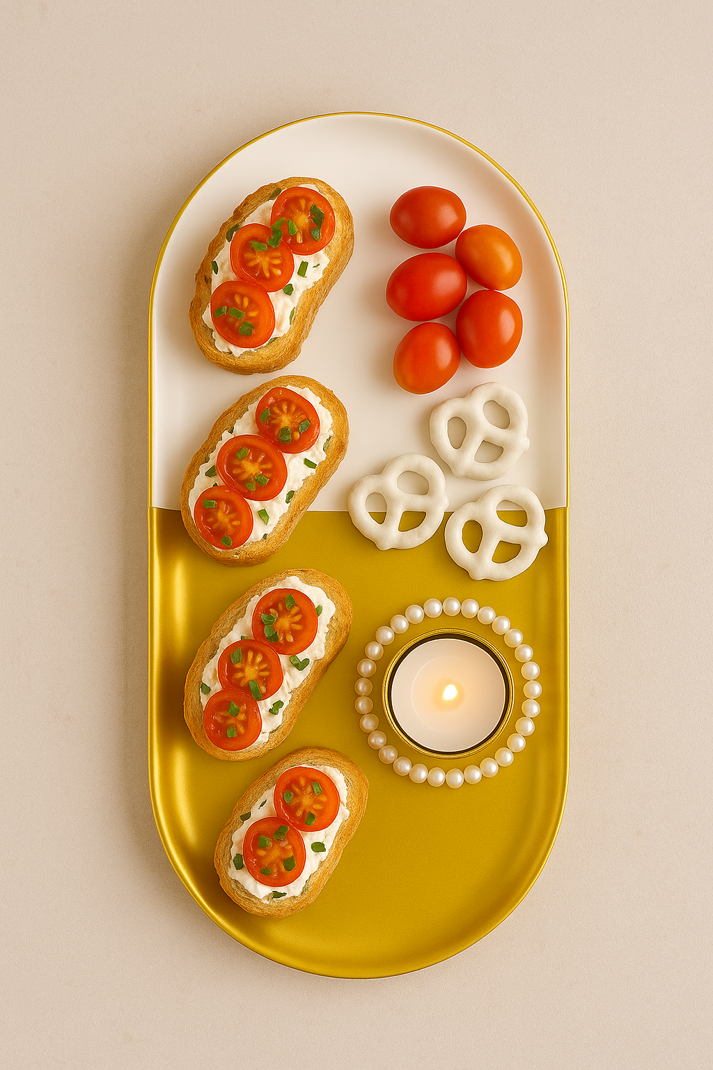 Metal Platter - Rect Small