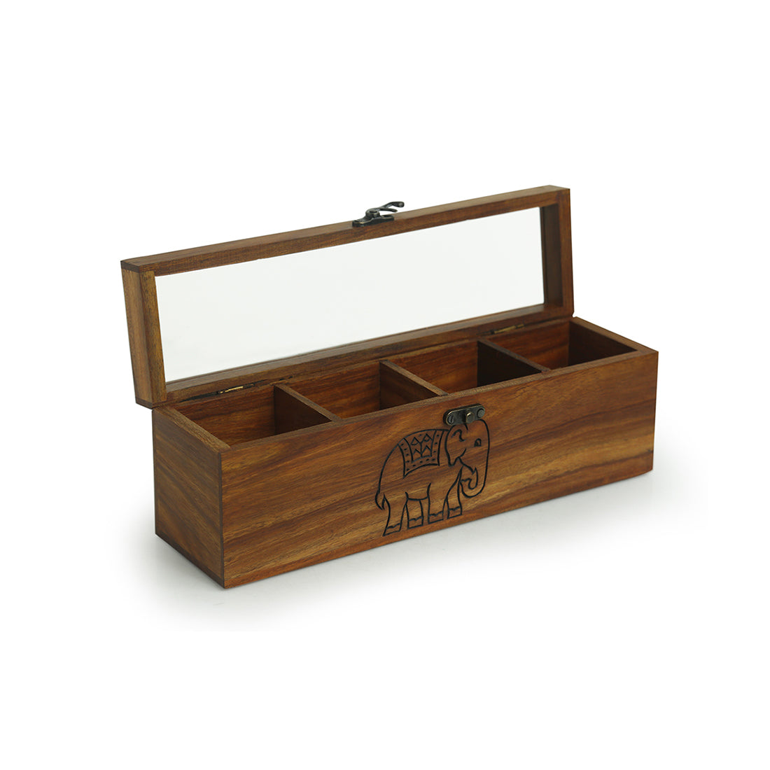 Handcarved Multi Utility Stand - Elephant