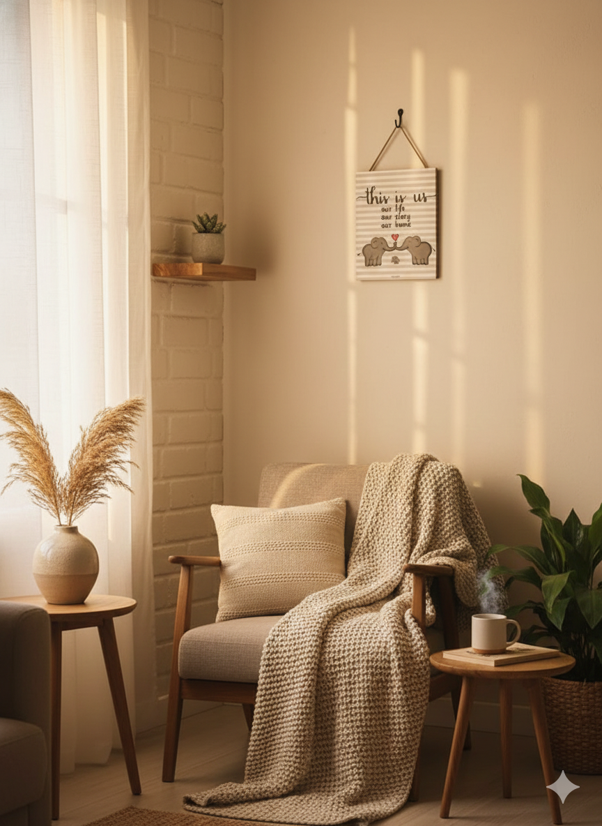 Kids Motivational Wall Art Boards | Wooden Nursery & Playroom Decor with Damage-Free Wall Mount (7” x 12”)