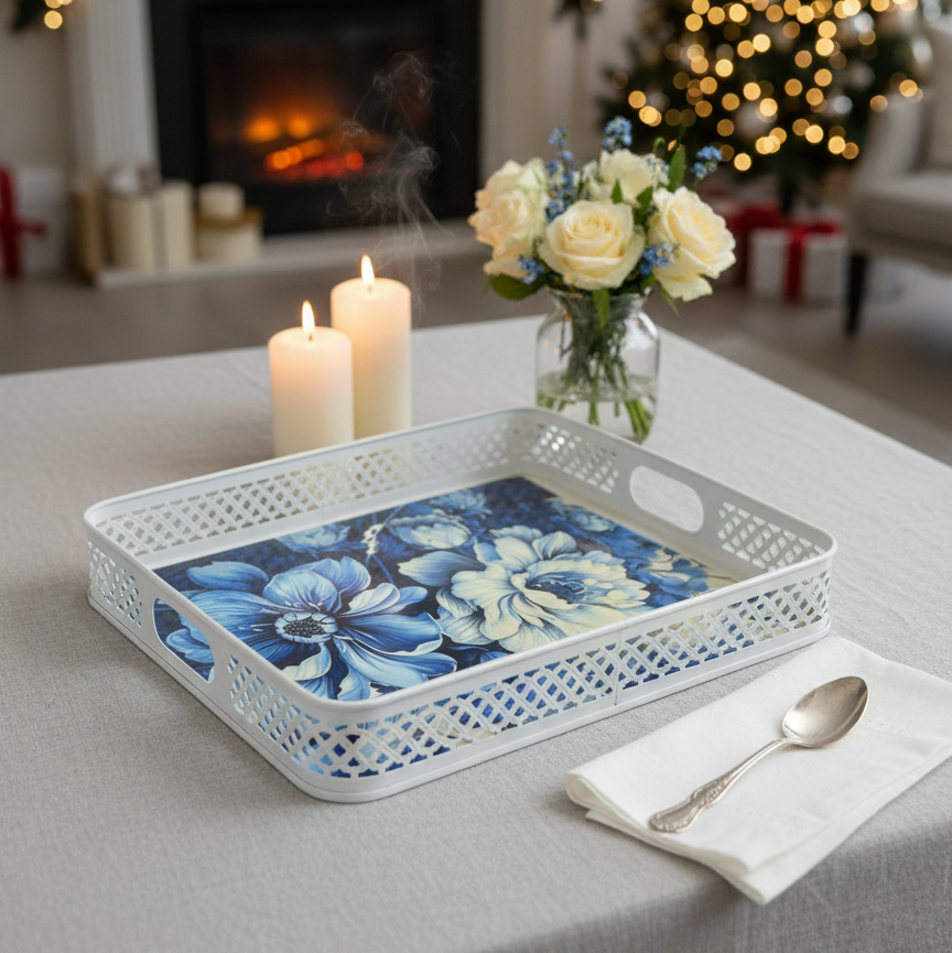 Metal Tray Large - Rect