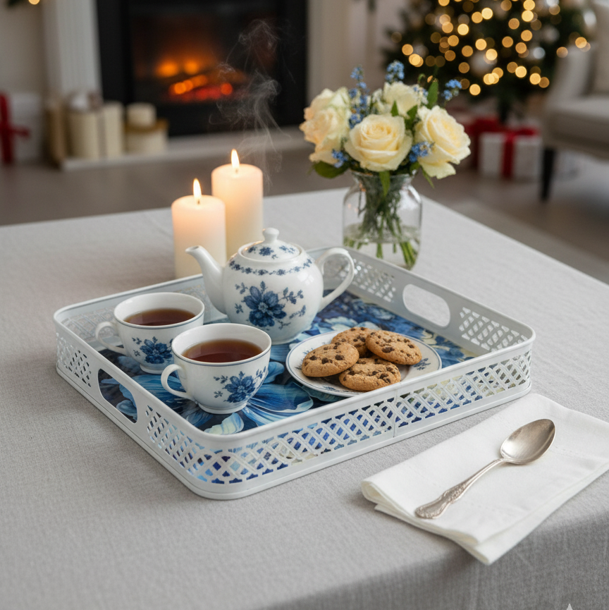 Metal Tray Large - Rect