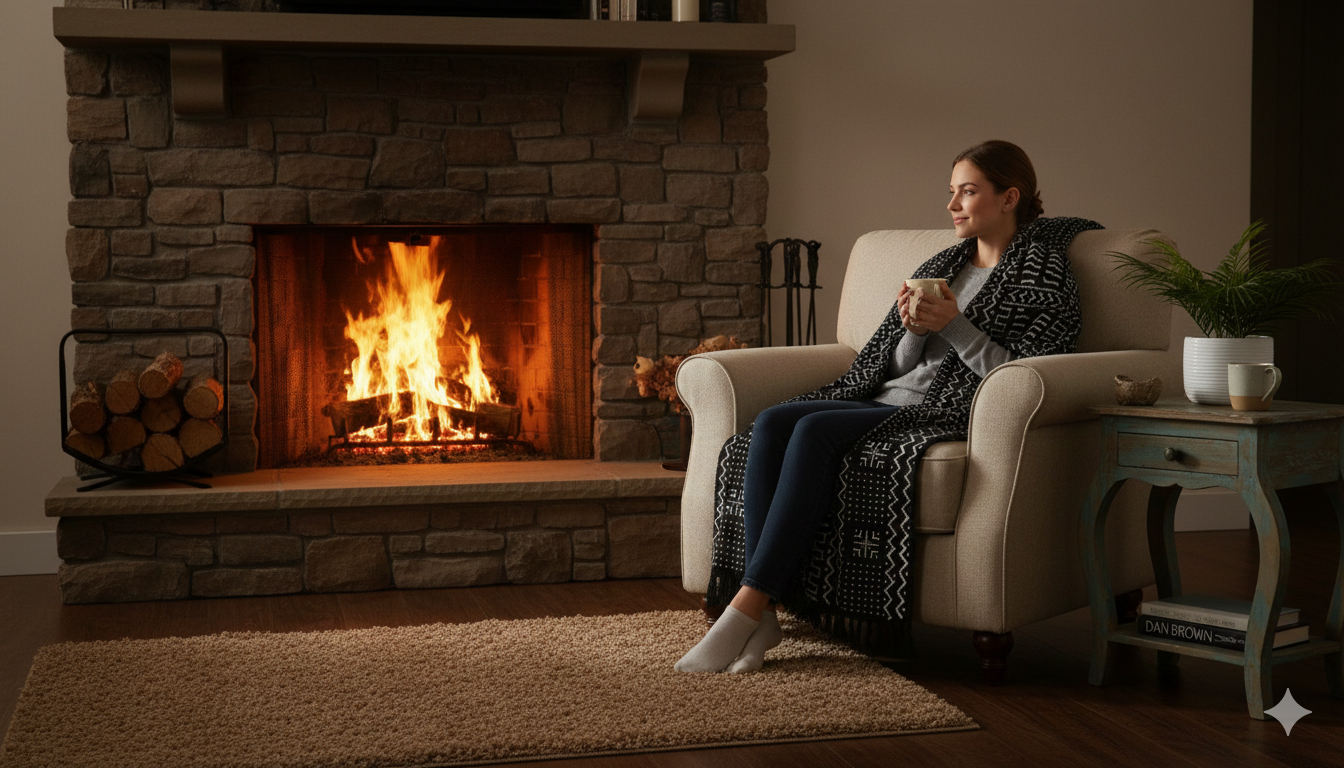 Hand Knitted/Woven Throw | 50" x 60" | 100% Cotton