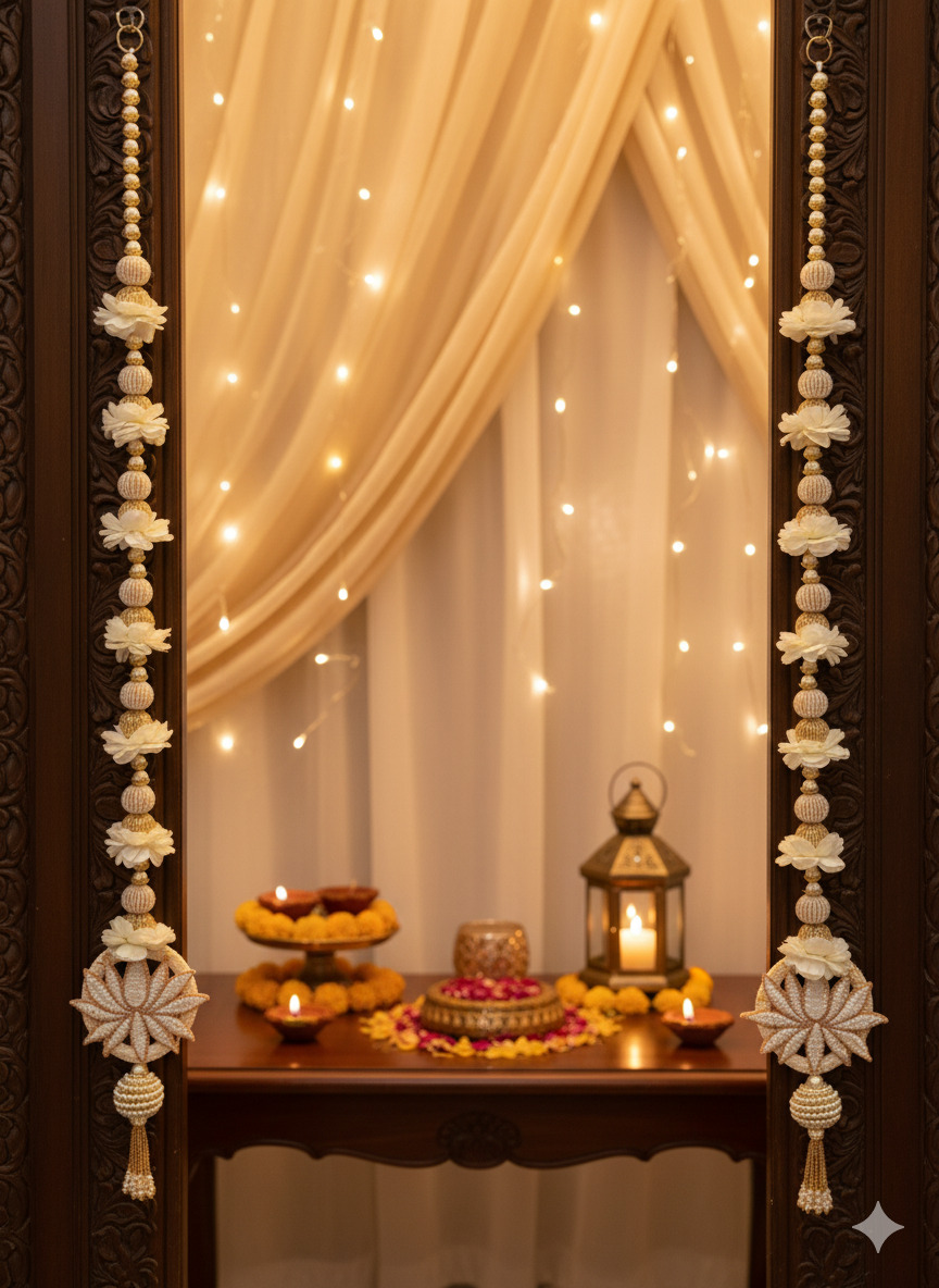 Leo Traditional Hanging (White Lotus)