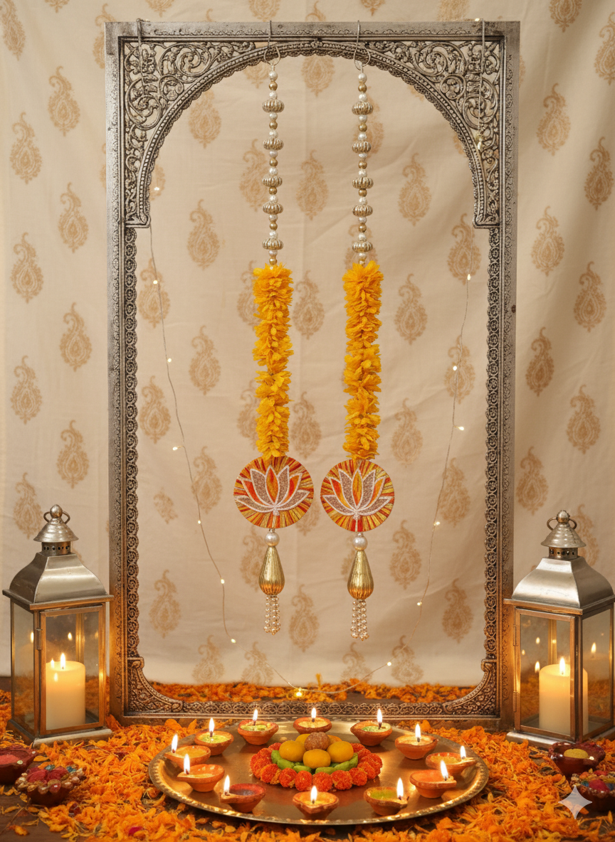 Leo Traditional Hanging (Yellow Lotus)