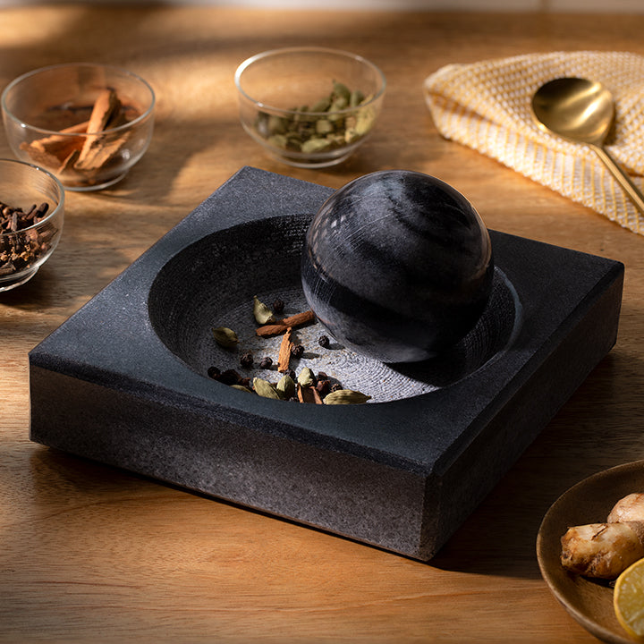 Marble Mortar & Pestle