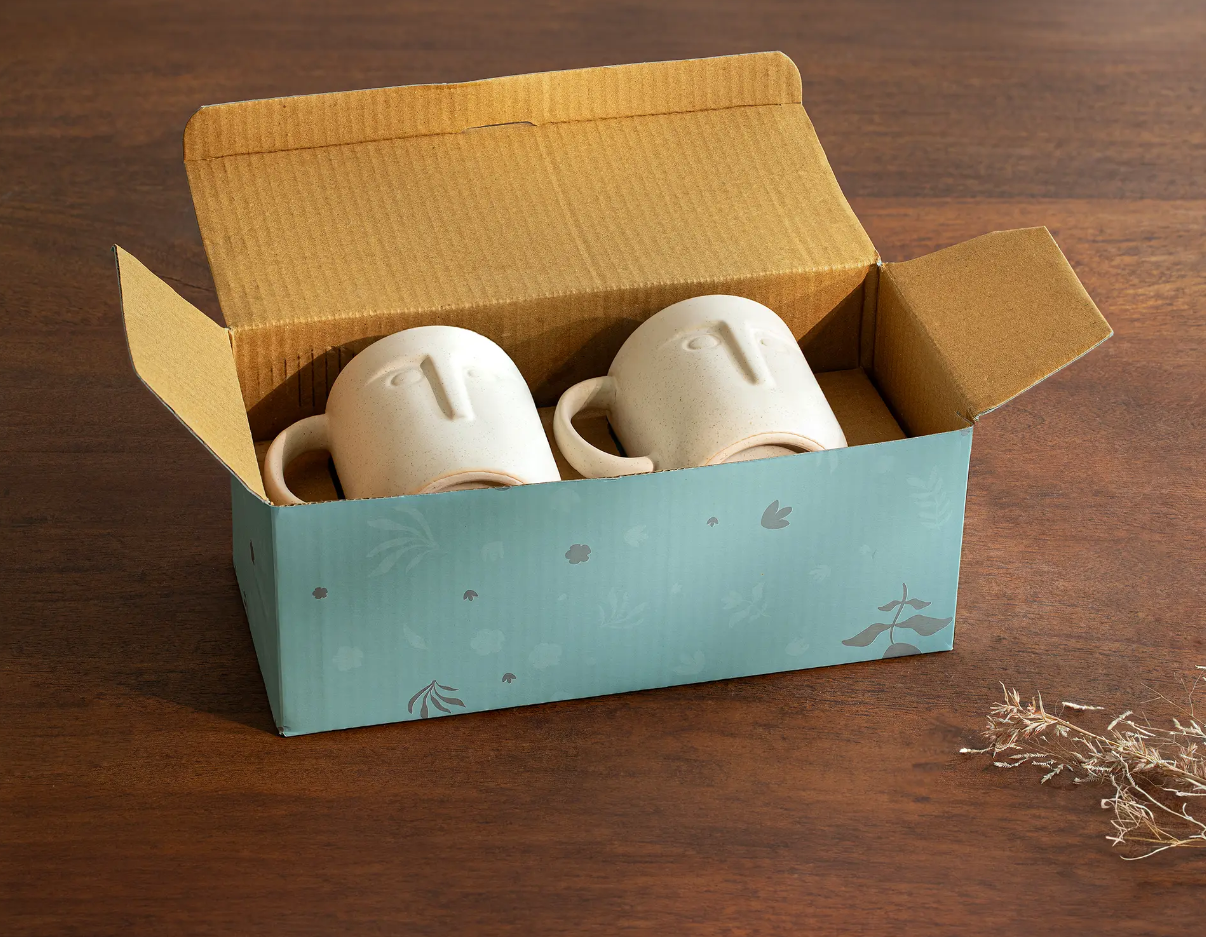 Coffee/Tea Cups - Mystic Faces (Set of 2)