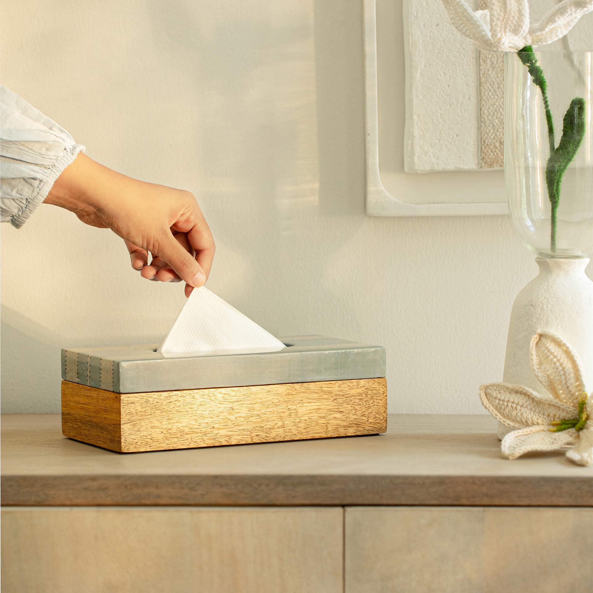 Tissue Box - Stripes