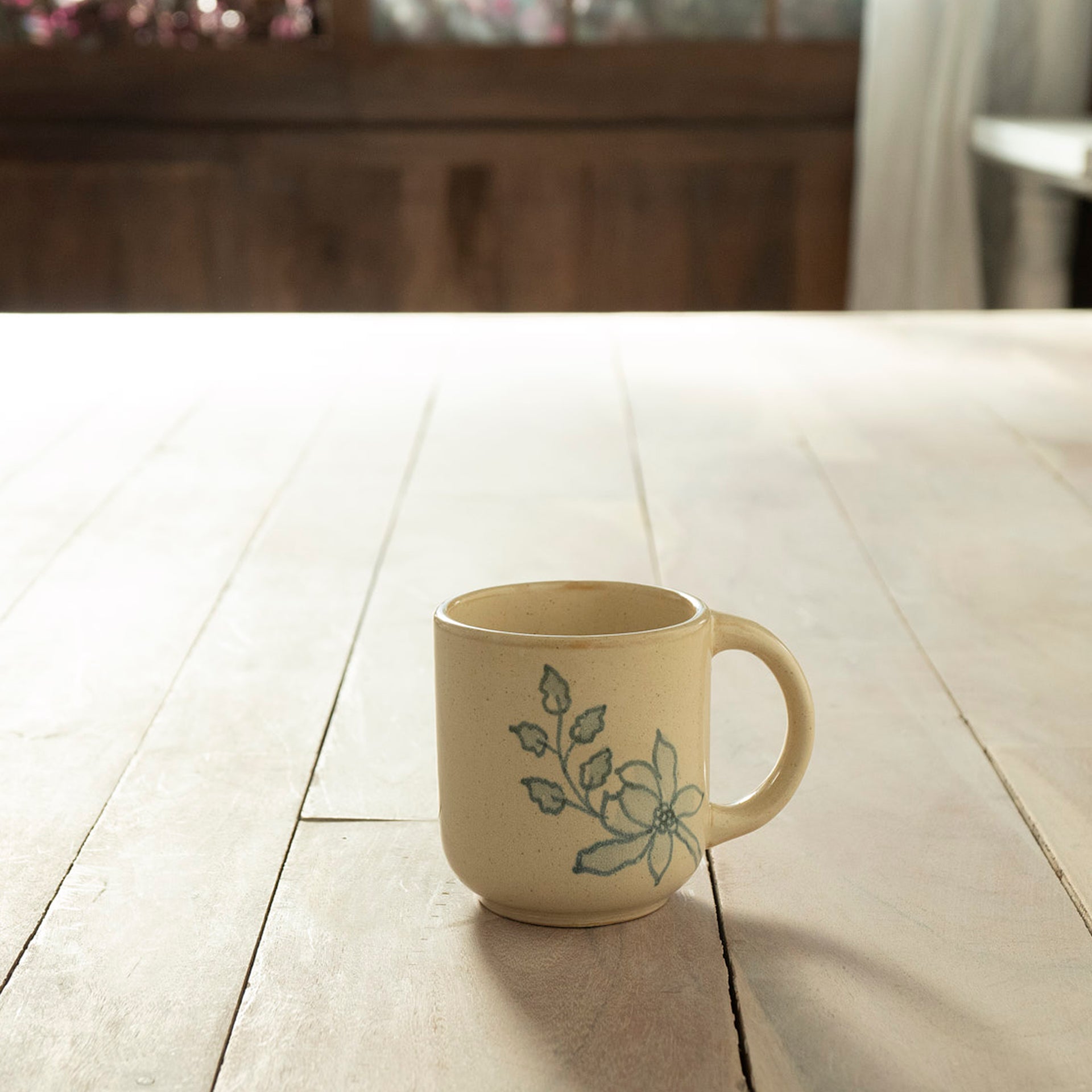 Coffee/Tea Cup - Blue Fern