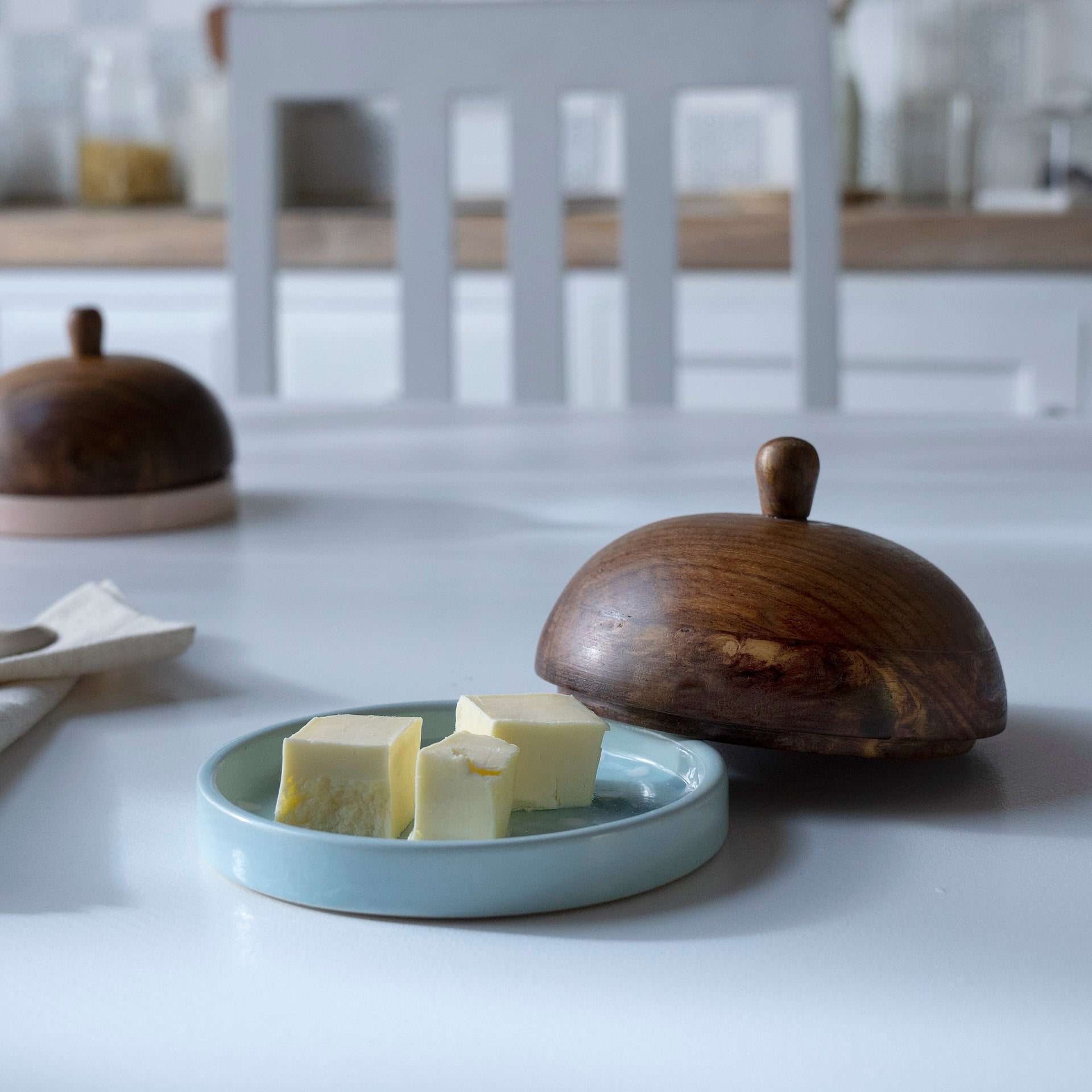 Butter Dish with Lid - Polka Dots