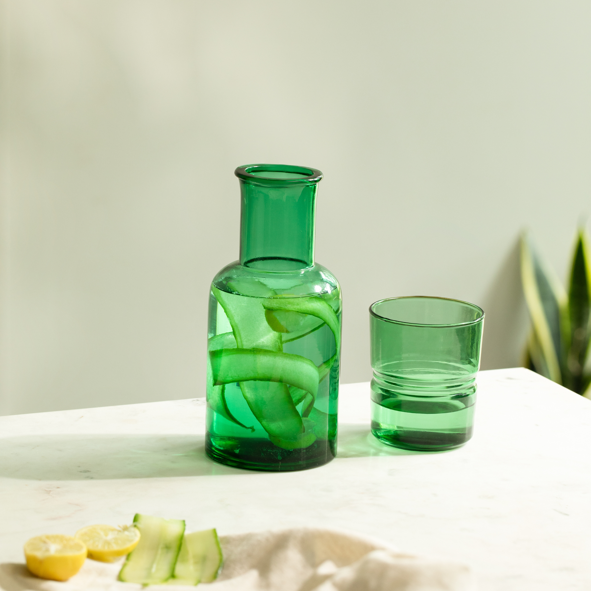 Pour & Sip Pourer Set - Green