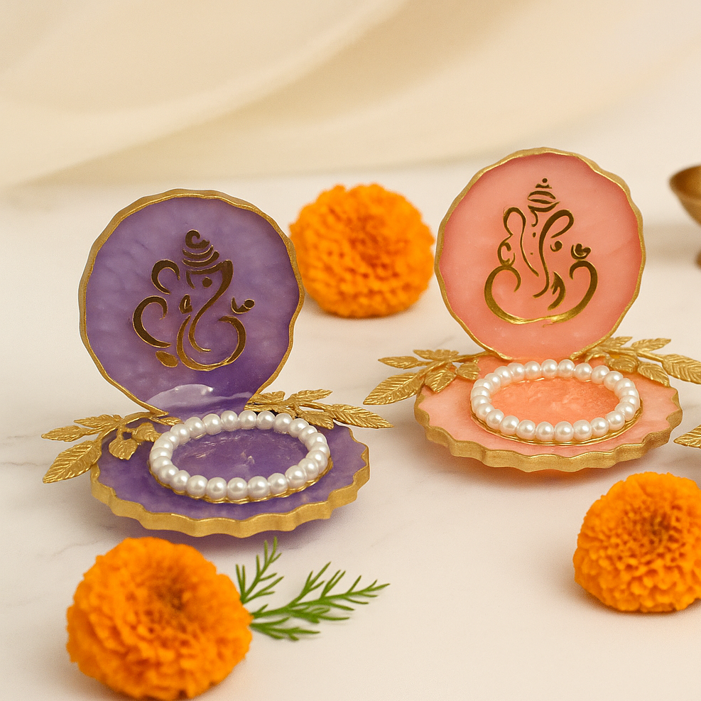 Diya / T-Light Holder / Coin Platter - Ganesha