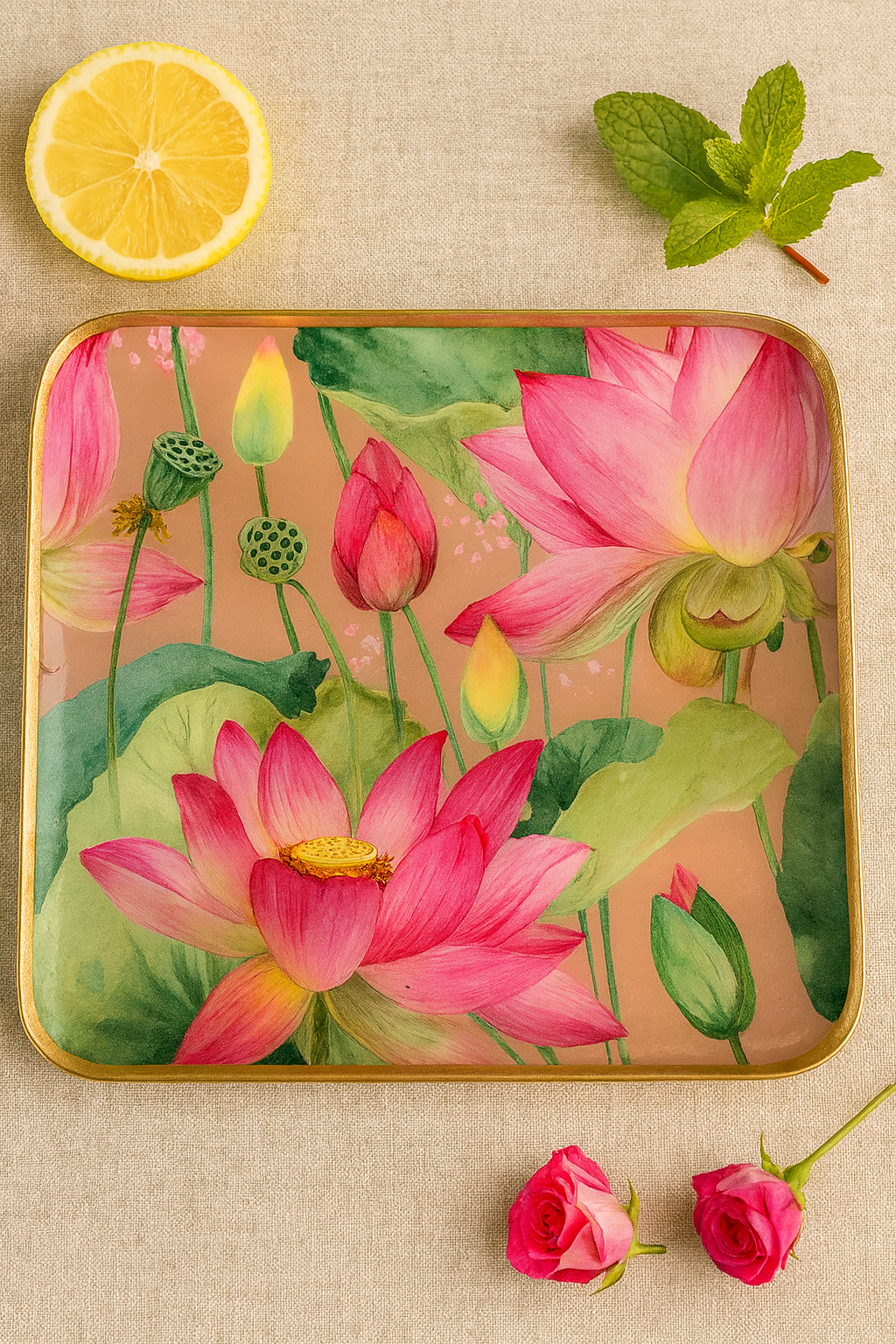 Metal Platter - Square