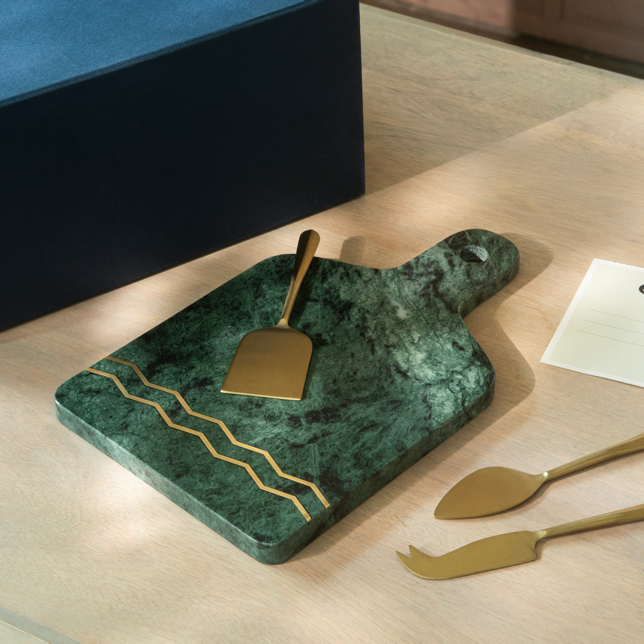 Cheese Board & Cutlery Gift Box