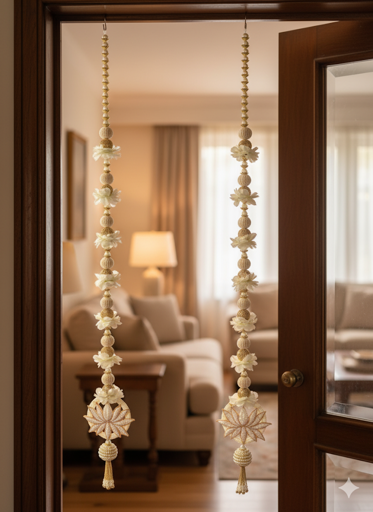 Leo Traditional Hanging (White Lotus)