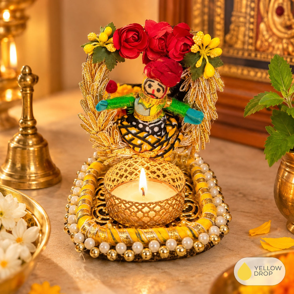 Rajasthani Gudda tealight holder